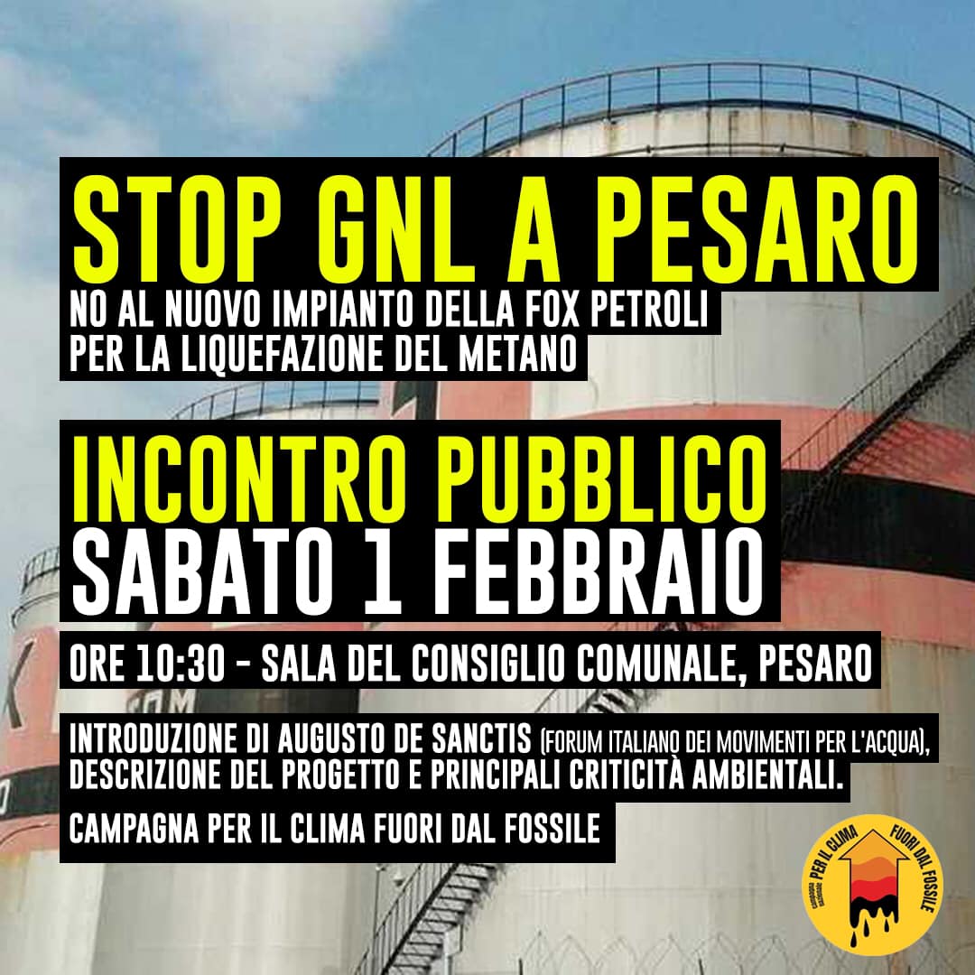 STOP GNL A PESARO