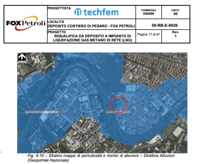 Fox Petroli: deposito costiero GNL Pesaro